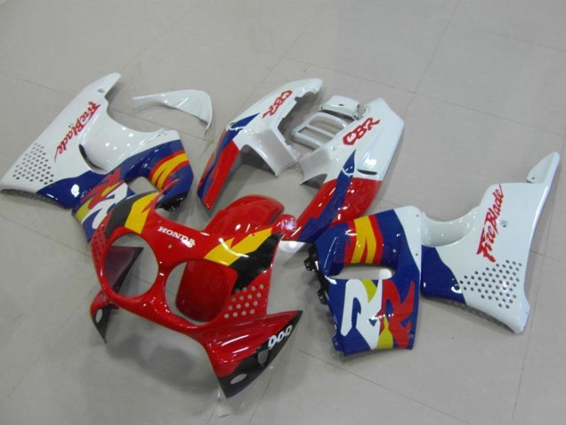 1994-1995 Honda CBR900RR 893 Motorcycle Fairings - White Red Blue Yellow UK