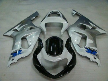 2001-2003 Suzuki GSXR 600/750 Motorcycle Fairings - Yellow Glossy Black UK