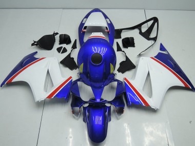 2002-2013 Honda VFR 800 Motorcycle Fairings - White Blue Red UK