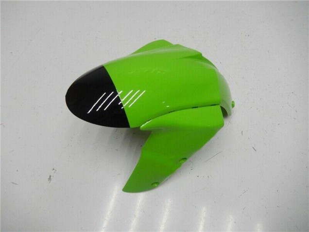 2005-2006 Kawasaki ZX6R Motorcycle Fairing - Green Glossy Black UK