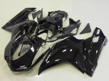 2007-2014 Ducati 848 Motorcycle Fairings - Glossy Black UK
