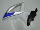2008-2010 Suzuki GSXR 600/750 Motorcycle Fairings - Silver White Blue Black UK