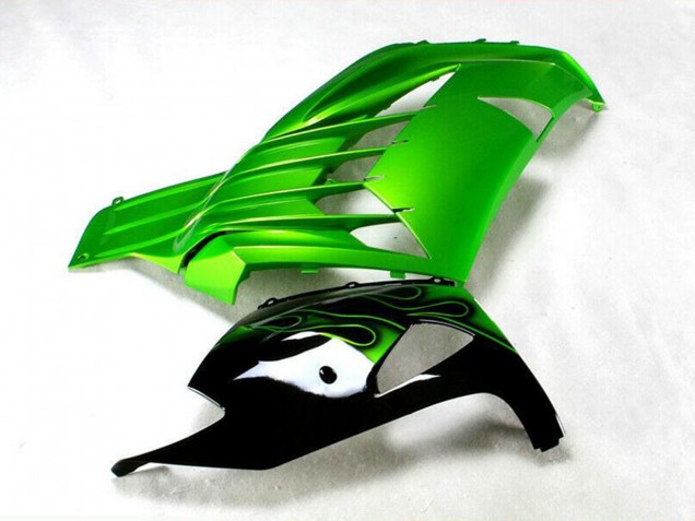 2012-2024 Green Glossy Black Kawasaki ZX14R ZZR1400 Motorcycle Fairing UK