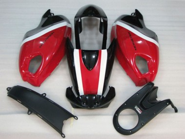 2008-2012 Ducati Monster 696 Motorcycle Fairing Kits - White Red Glossy Black UK
