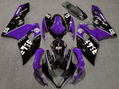 2005-2006 Suzuki GSXR 1000 Motorcycle Fairings - Purple Glossy Black White UK
