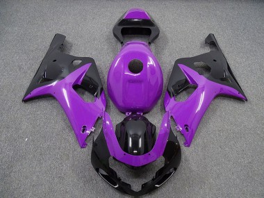 2001-2003 Suzuki GSXR 600 / GSXR 750 Motorcycle Fairings - Purple Glossy Black UK