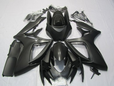 2006-2007 Suzuki GSXR 600 / GSXR 750 Motorcycle Fairings - Matte Black UK
