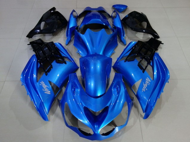 2012-2024 Blue Black Kawasaki ZX14R ZZR 1400 Motorcycle Fairings UK