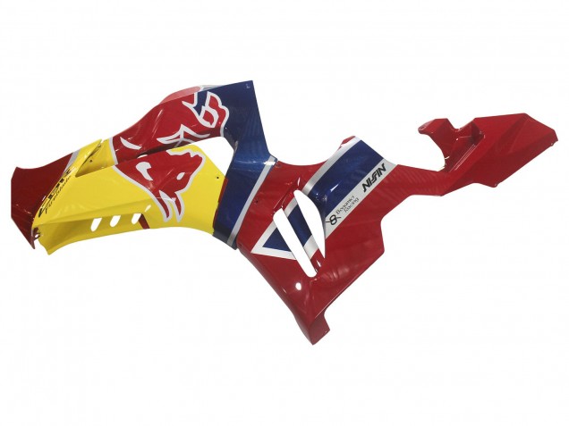 2020-2023 Honda CBR1000RR-R Motorcycle Fairings - Blue Yellow Red Bull UK