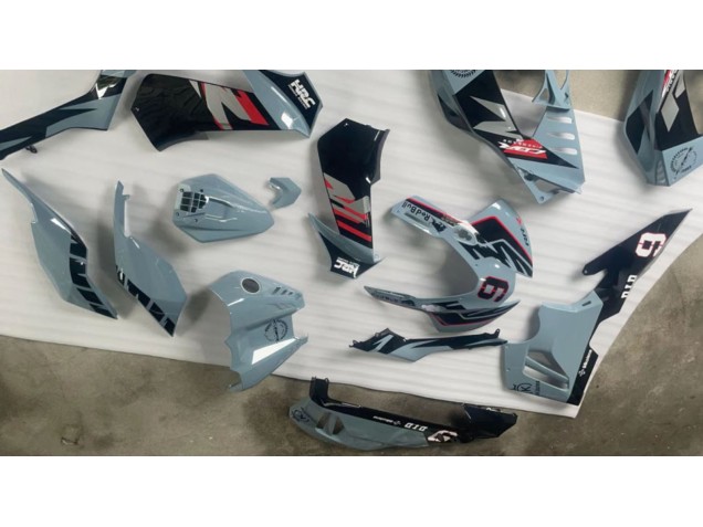 2020-2023 Honda CBR1000RR-R Motorcycle Fairings - Nardo Grey Glossy Black HRC 9 UK