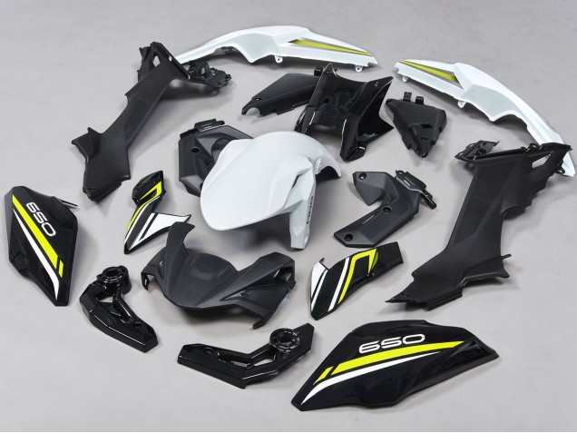2017-2019 Kawasaki Ninja Z650 Motorcycle Fairings - Black White Yellow UK
