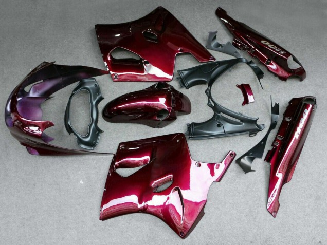 1993-2003 Kawasaki ZZR1100 Motorcycle Fairing - Dark Red UK