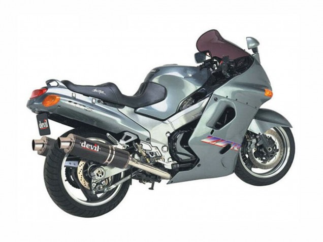 1993-2003 Kawasaki ZZR1100 Motorcycle Fairings - Grey UK