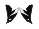 2021-2024 Glossy Black White Kawasaki Versys 650 Motorcycle Fairings UK