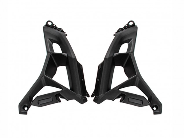 2021-2024 Glossy Black White Kawasaki Versys 650 Motorcycle Fairings UK