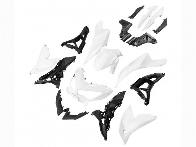 2021-2024 White Kawasaki Versys 650 Motorcycle Fairings UK