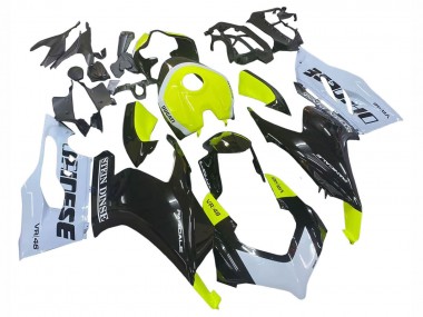 2020-2024 Ducati Panigale V2 Motorcycle Fairings - White Lime Green Glossy Black Stein Dinse VR 46 UK