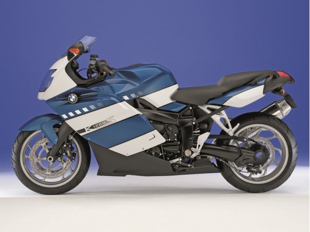2005-2010 BMW K1200S Motorcycle Fairings - White Dark Blue UK
