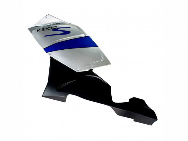 2005-2010 BMW K1200S Bike Fairings - Silver Blue Black UK