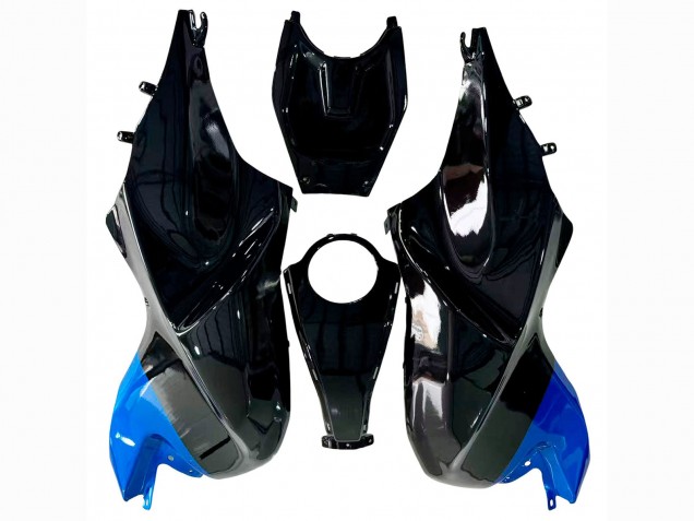 2005-2010 BMW K1200S Bike Fairings - Silver Blue Black UK