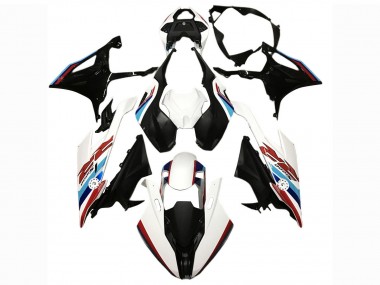 2019-2022 BMW S1000RR Motorcycle Fairing - Black White Blue UK