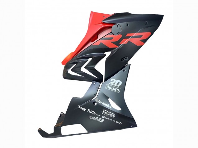 2015-2016 BMW S1000RR Motorcycle Fairings - Matte Black Red UK