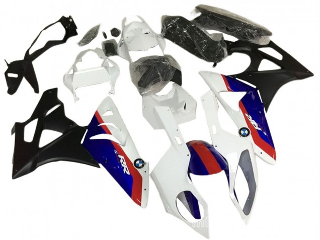 2009-2014 BMW S1000RR Motorcycle Fairings - White Red Blue Black UK