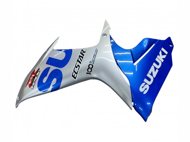 2011-2024 Suzuki GSXR 600 / GSXR 750 Motorcycle Fairings - Blue Silver Ecstar UK