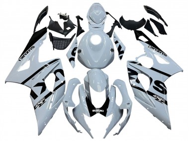 2005-2006 Suzuki GSXR 1000 Motorcycle Fairings - White Black UK