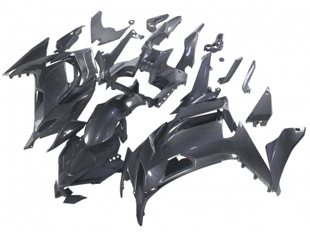2020-2026 Carbon Fiber Carbon Fiber Kawasaki Ninja 650 EX650 Motorcycle Fairings UK