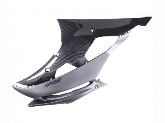 2008-2016 Yamaha YZF 600 R6 Motorcycle Fairings - Grey Black Carbon Fiber Style UK