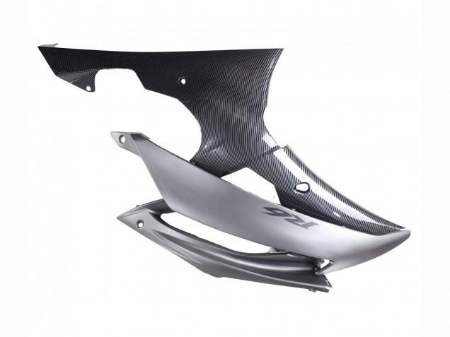 2008-2016 Yamaha YZF 600 R6 Motorcycle Fairings - Grey Black Carbon Fiber Style UK
