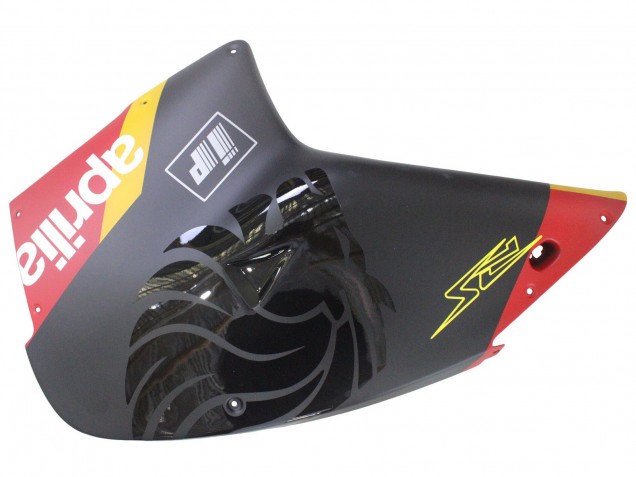 2000-2005 Aprilia RS125 Motorcycle Fairings - Black Red Yellow UK