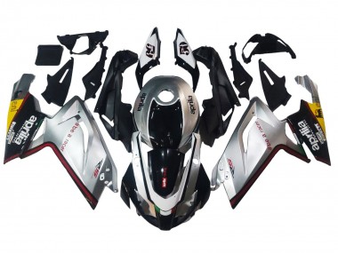 2006-2011 Aprilia RS125 Motorcycle Fairings - Silver Black UK