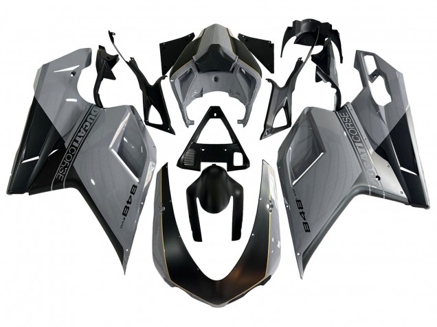 2007-2014 Ducati 848 Motorcycle Fairings - Silver Gold Matte Black UK
