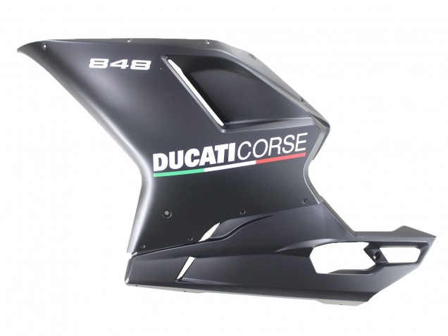 2007-2014 Ducati 848 Motorcycle Fairings - Matte Grey UK
