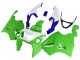 1996-2003 Kawasaki ZX7R Motorcycle Fairings - White Green Blue UK