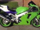 1996-2003 Kawasaki ZX7R Motorcycle Fairings - White Green Blue UK