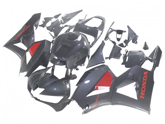 2013-2026 Black Carbon Fiber Red Honda CBR600RR Motorcycle Fairings UK