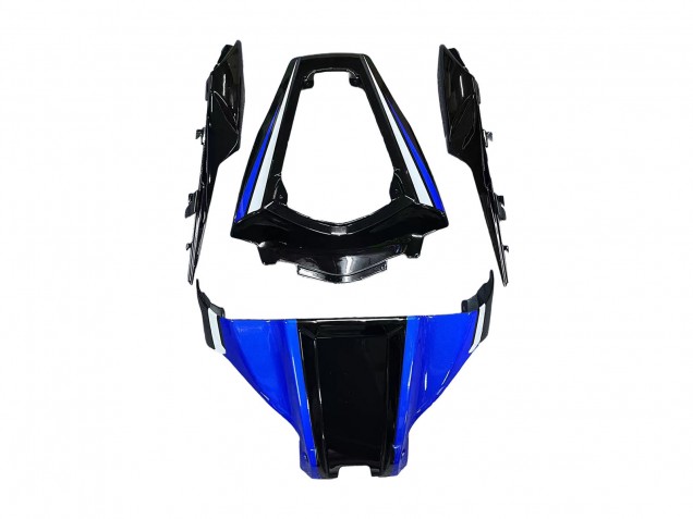 2011-2015 Kawasaki ZX10R Motorcycle Fairings - Blue White Glossy Black UK