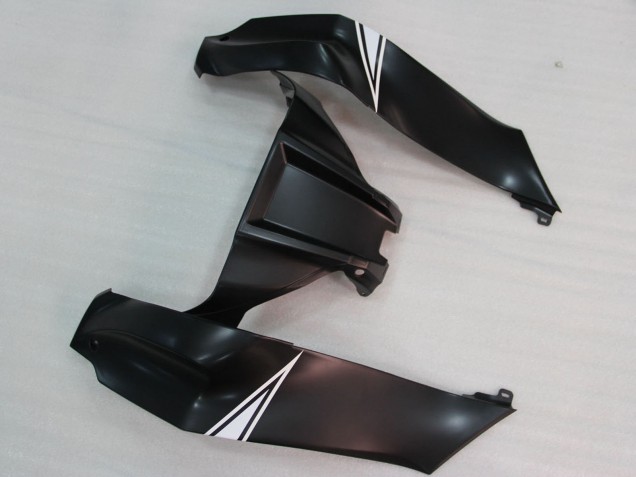 2011-2015 Kawasaki ZX10R Motorcycle Fairings - Glossy Black White Elf Snow Decal UK