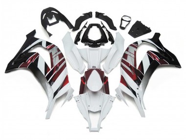 2011-2015 Kawasaki ZX10R Motorcycle Fairings - White Red Silver Black UK