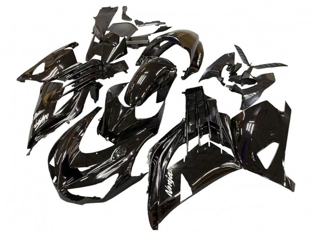 2012-2024 Glossy Black Matte Black White Ninja Kawasaki ZX14R ZZR1400 Motorcycle Fairings UK