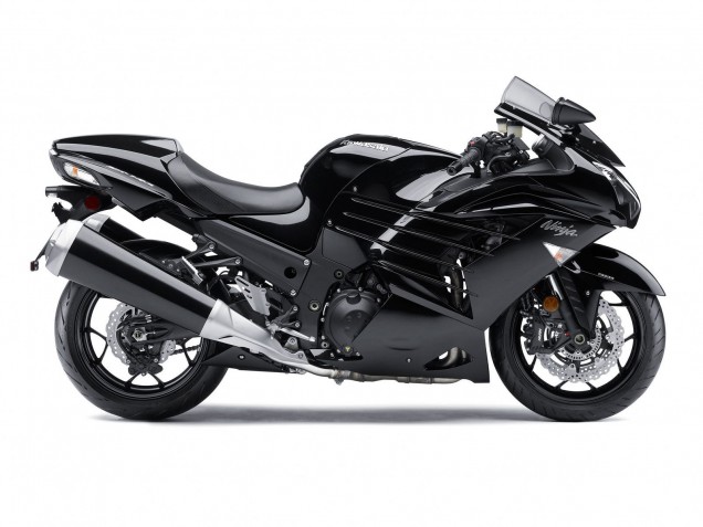 2012-2024 Glossy Black Matte Black White Ninja Kawasaki ZX14R ZZR1400 Motorcycle Fairings UK