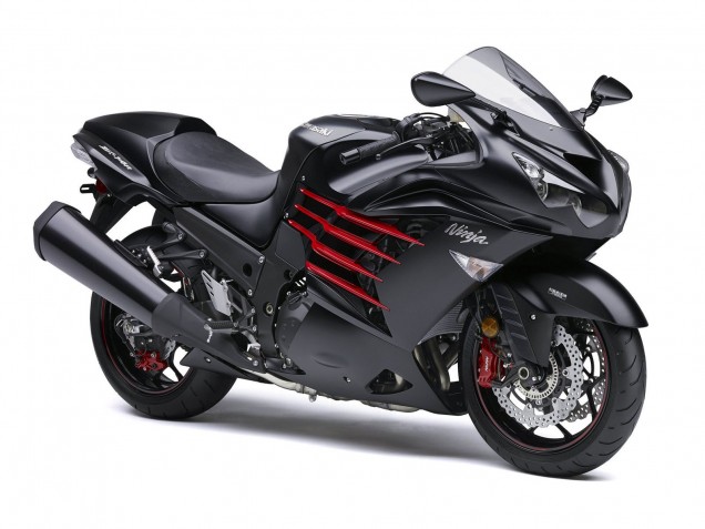 2012-2024 Matte Black Red White Ninja Kawasaki ZX14R ZZR1400 Motorcycle Fairings UK