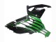 2012-2024 Green Glossy Black Stripe Kawasaki ZX14R ZZR1400 Motorcycle Fairings UK