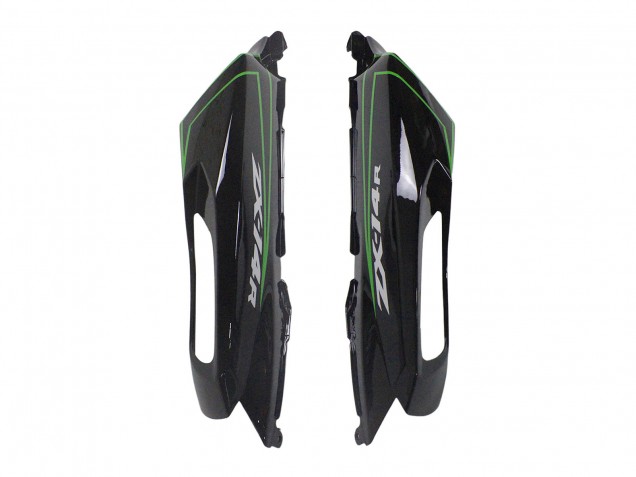 2012-2024 Green Glossy Black Stripe Kawasaki ZX14R ZZR1400 Motorcycle Fairings UK