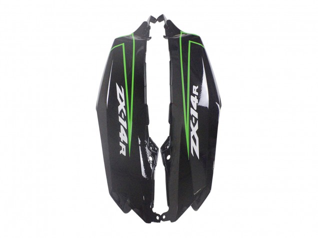 2012-2024 Green Glossy Black Stripe Kawasaki ZX14R ZZR1400 Motorcycle Fairings UK