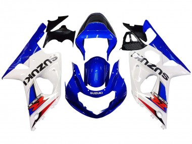 2000-2002 Suzuki GSXR1000 Motorcycle Fairings - White Blue Red UK