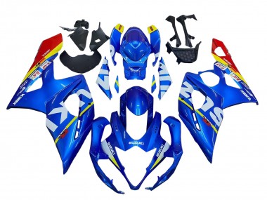 2005-2006 Suzuki GSXR 1000 Motorcycle Fairings - Blue Yellow Red White UK
